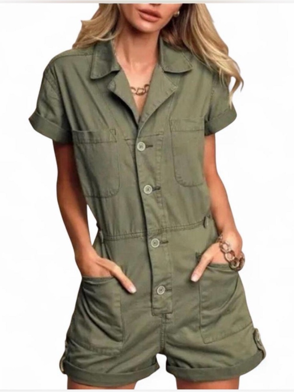 pistola Olive Utility Shirt - Picture 2 of 8